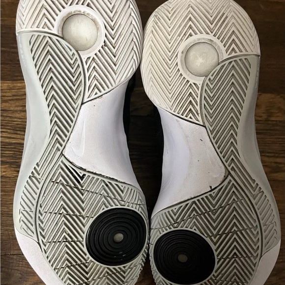 nike mens 2015 zoom sz 7.5 black silver mens high tops hyperdunk - Picture 11 of 13